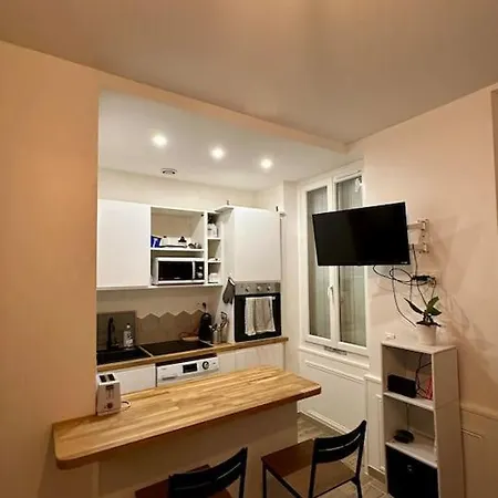 Moderne Charmant Studio 10 Min De Paris Centre Apartmán Vincennes